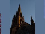 Sunset Colored Spire, Berkely Street