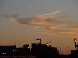 Sunset Clouds and Street Lamps, Boylston Street, Boston