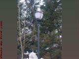 Lamp Post in Snow, Peabody, Massachusetts