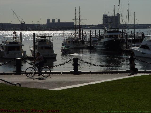 Suspended Bicycle Illusion, Columbus Park, Boston
