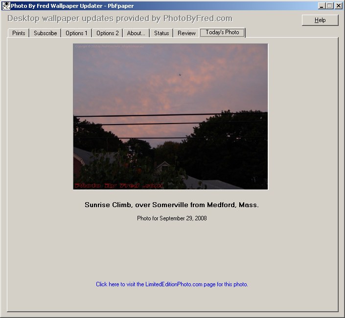 illustration of the PbFpaper Today's Photo page