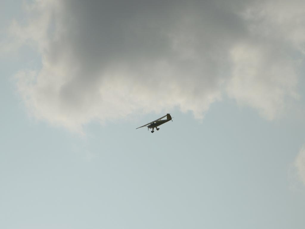 Carl Perry waves wings